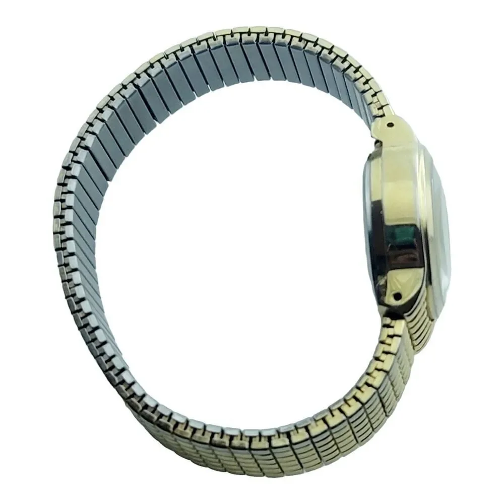 Vintage Sharp Gold Stretch SHP5105 304 Japan WR100FT Stainless‎ New Battery